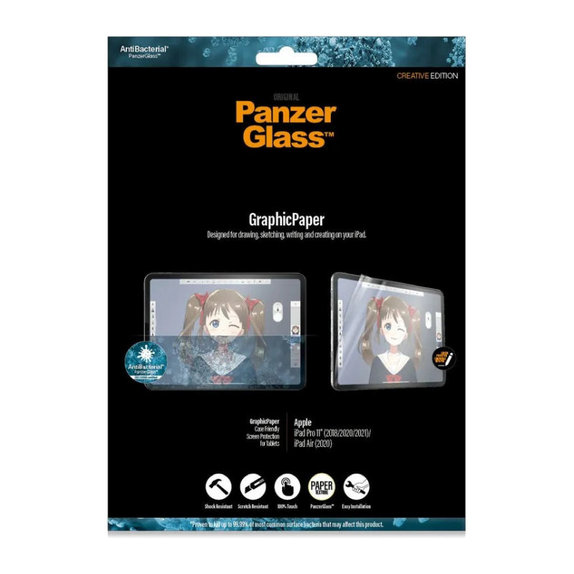 Защитно фолио GraphicPaper Case за iPad (7th Gen 2019), прозрачно, PanzerGlass