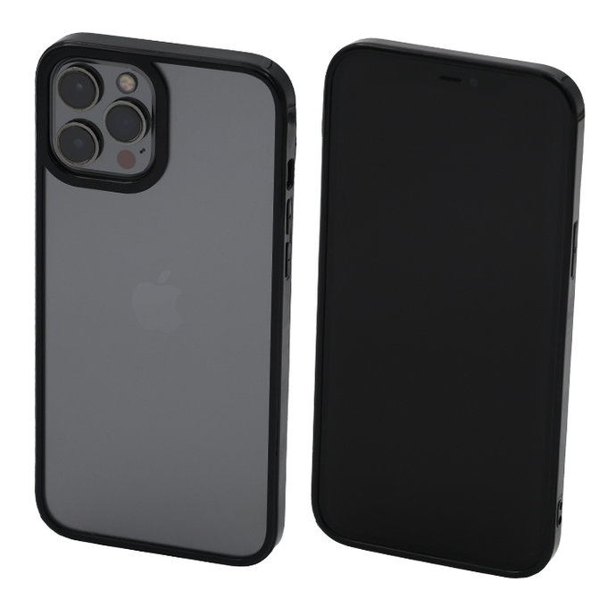 Калъф Invisible за iPhone 12 Pro Max, Черно, Black, FixPremium