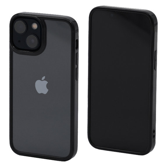 Калъф Invisible за iPhone 13 mini, Черно, Black, FixPremium