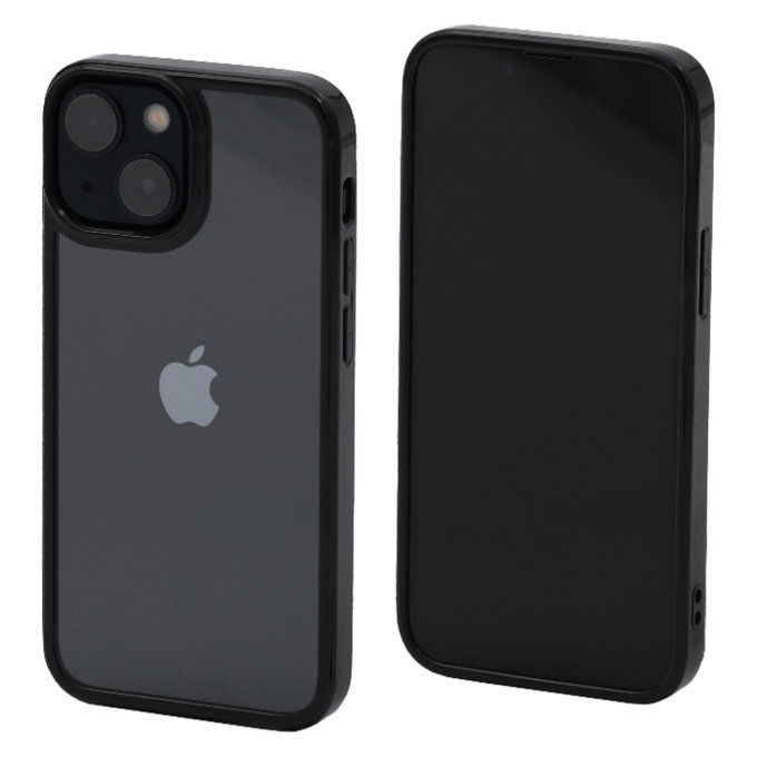 Калъф Invisible за iPhone 13 mini, Черно, Black, FixPremium