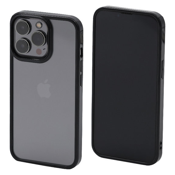 Калъф Invisible за iPhone 13 Pro, Черно, Black, FixPremium