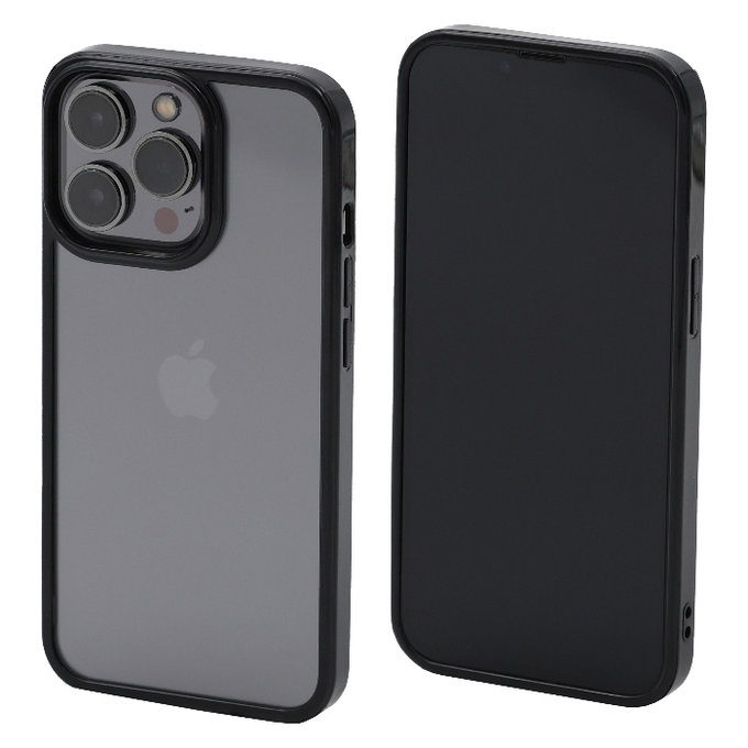 Калъф Invisible за iPhone 13 Pro, Черно, Black, FixPremium