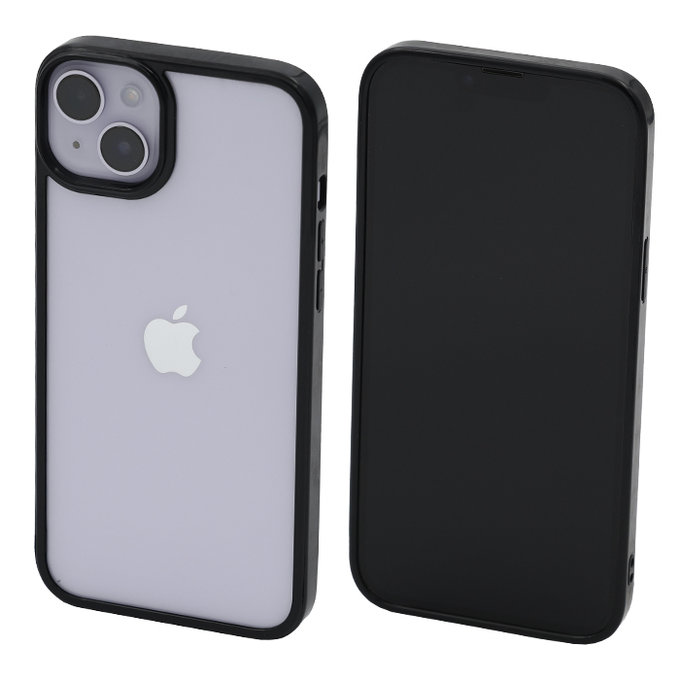 Калъф Invisible за iPhone 14 Plus, Черно, Black, FixPremium
