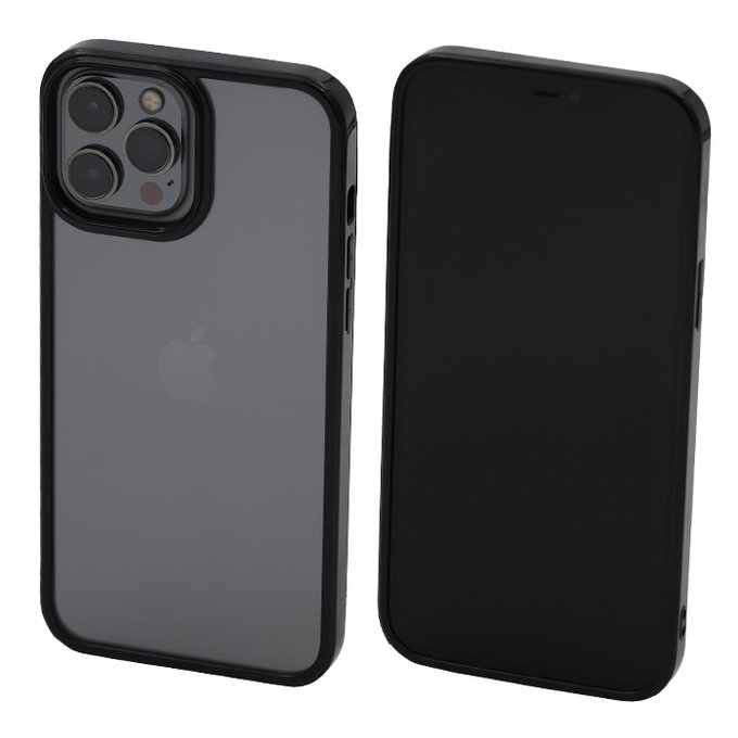 Калъф Invisible за iPhone 14 Pro Max, Черно, Black, FixPremium