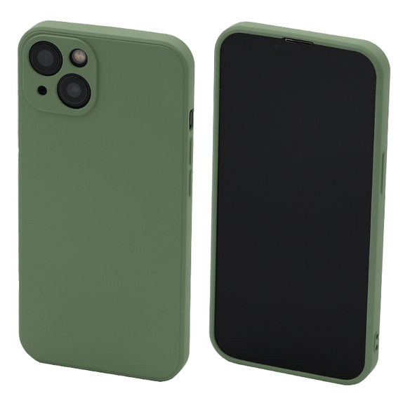 Калъф Rubber за iPhone 13 & 14, Зелено, Green