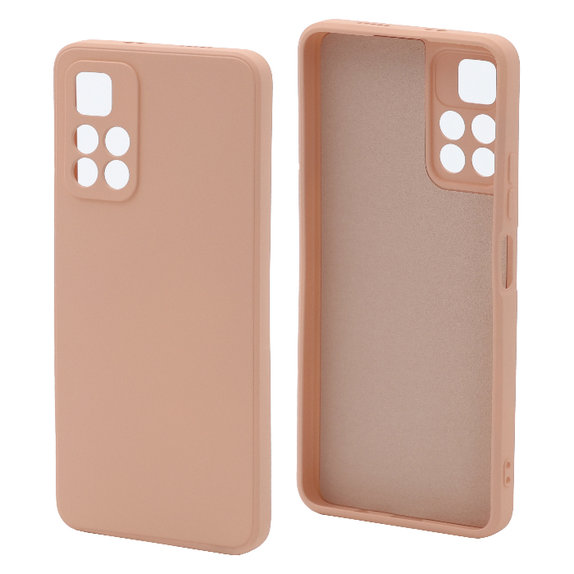 Калъф Rubber за Xiaomi Червено, Redmi Note 11S 5G, Oранжев, Orange