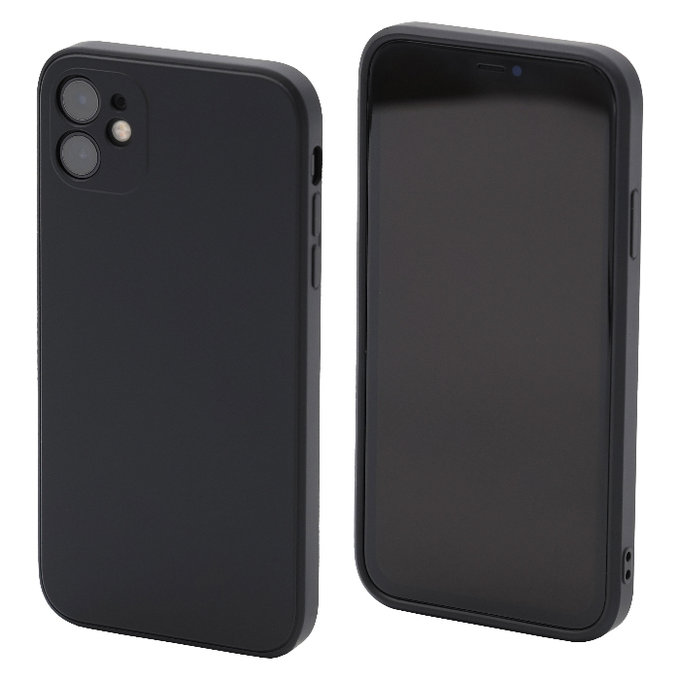 Калъф Rubber за iPhone 11, Черно, Black