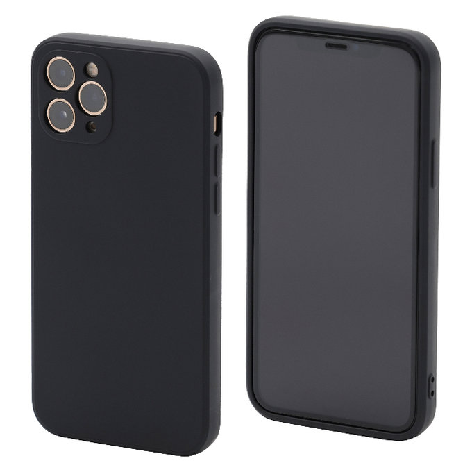 Калъф Rubber за iPhone 11 Pro, Черно, Black