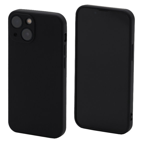 Калъф Rubber за iPhone 13 mini, Черно, Black