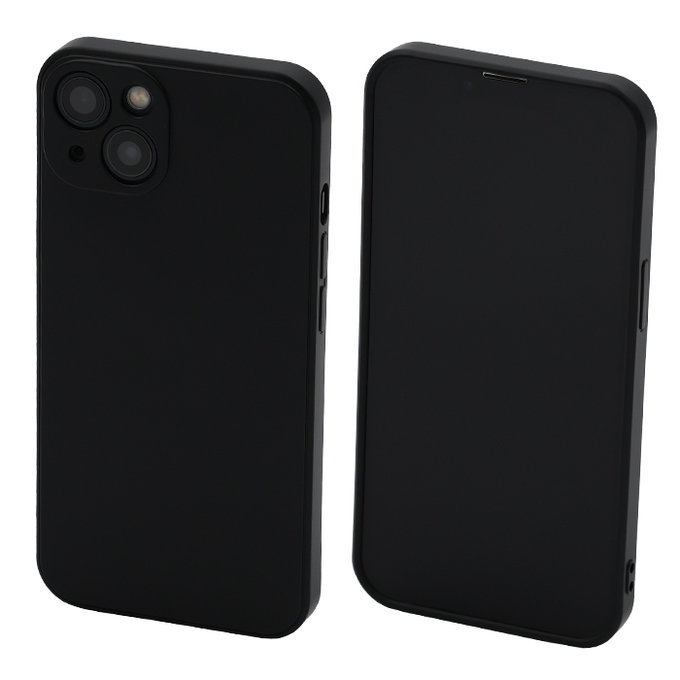 Калъф Rubber за iPhone 13 & 14, Черно, Black