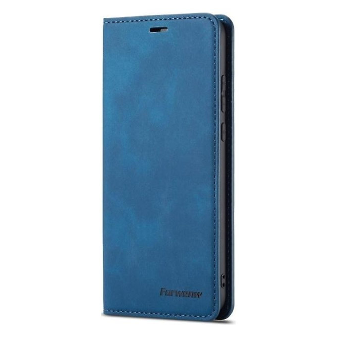 Калъф Business Wallet за iPhone 14 Plus, Синьо, Blue