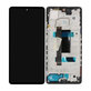 дисплей за Xiaomi Redmi Note 12 Pro 5G, Тъчскрийн и рамка, 5600010M1600, Midnight Black, Genuine Service Pack