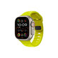 Спортна силиконова каишка за Apple Watch (42, 44, 45 и 49mm), Tartrazine, FixPremium