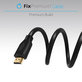 HDMI / HDMI кабел HDMI 2.0, 1m, Черно, Black, FixPremium