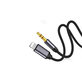 Lightning / Jack 3.5mm кабел, 1m, Черно, Black, FixPremium
