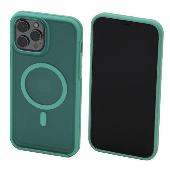 Калъф Clear с MagSafe за iPhone 13 Pro Max, Mint Blue