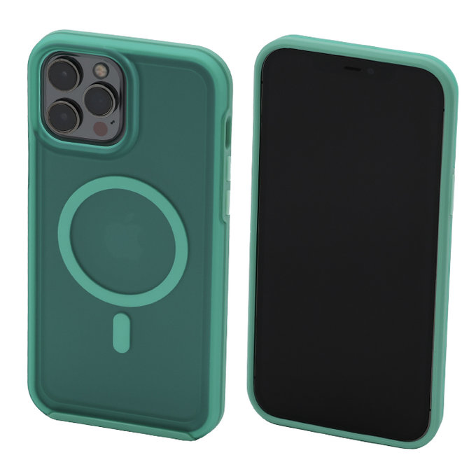 Калъф Clear с MagSafe за iPhone 13 Pro Max, Mint Blue