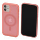 Калъф Clear с MagSafe за iPhone 12 & 12 Pro, Peach Pink