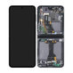 дисплей за Samsung Z Flip 5 F731B, Тъчскрийн и рамка, GH82-31827A, Graphite, Genuine Service Pack