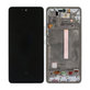 дисплей OLED за Samsung A53 A536B, Тъчскрийн и рамка, Awesome Black