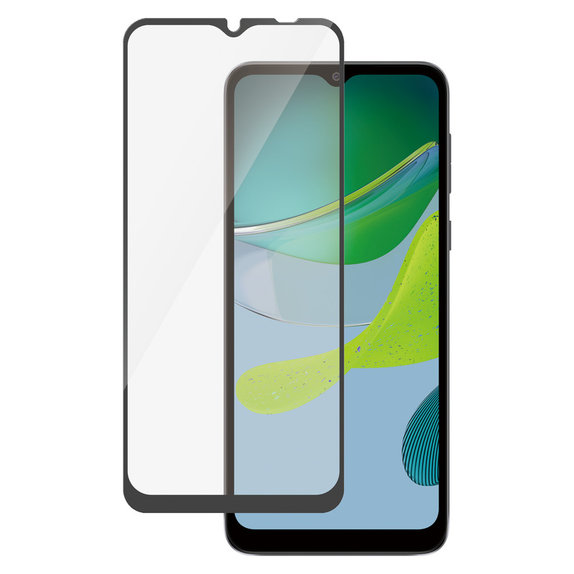 Закалено стъкло UWF за Motorola Moto E13, Черно, PanzerGlass