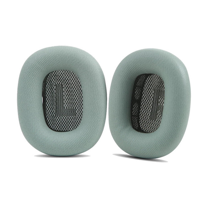 Резервни възглавнички за уши за Apple AirPods Max, плат, Зелено, Green, FixPremium