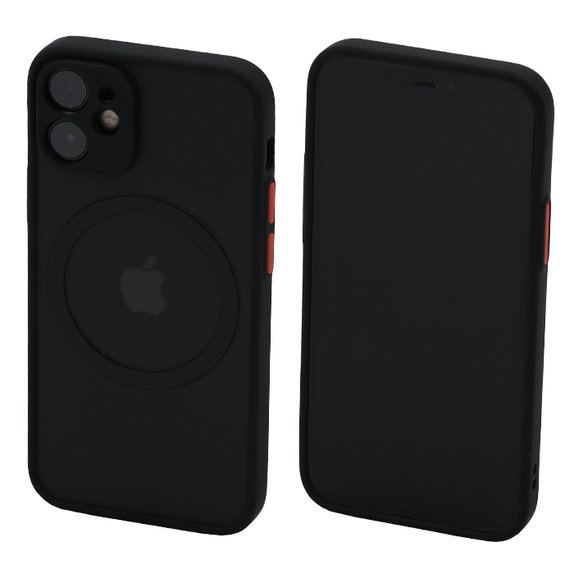 Калъф Matte с MagSafe за iPhone 12 mini, Черно, Black
