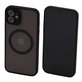 Калъф Matte с MagSafe за iPhone 12, Черно, Black