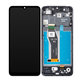 дисплей за Motorola Moto E13, Тъчскрийн и рамка, Cosmic Black, TFT