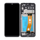 дисплей за Samsung A14 A145R, Тъчскрийн и рамка, черен, Black, TFT