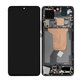 дисплей OLED за Xiaomi 12 2201123G 2201123C, Тъчскрийн и рамка, черен, Black