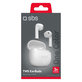 Безжични слушалки TWS One Color, Бял, White, SBS