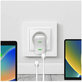 Зарядно устройство MiniPro 2x USB-C, GaN, 35W, Бял, White, PURO