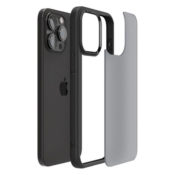 Калъф Ultra Hybrid за iPhone 15 Pro, Frost Black