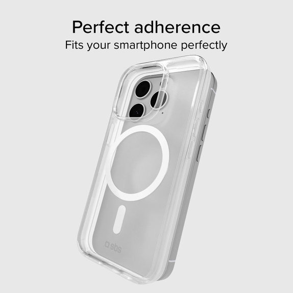 Калъф Light Mag с MagSafe за iPhone 15 Pro, Прозрачен, SBS