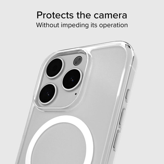 Калъф Light Mag с MagSafe за iPhone 15 Pro, Прозрачен, SBS