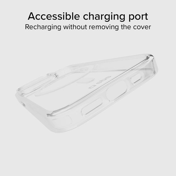 Калъф Light Mag с MagSafe за iPhone 15 Pro, Прозрачен, SBS