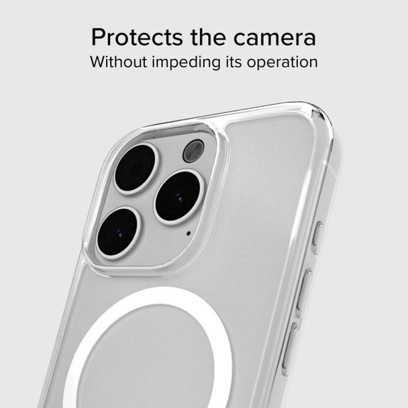 Калъф Light Mag с MagSafe за iPhone 15 Pro Max, Прозрачен, SBS