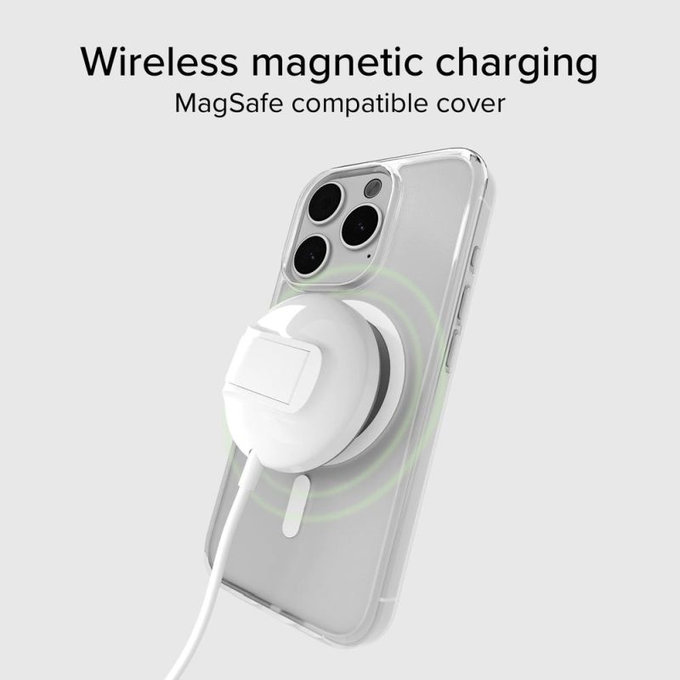 Калъф Light Mag с MagSafe за iPhone 15 Pro Max, Прозрачен, SBS
