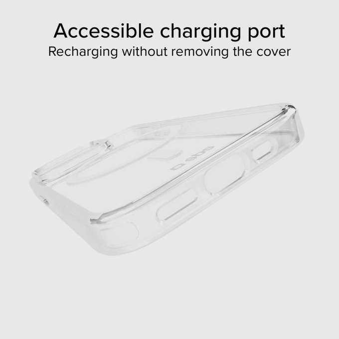 Калъф Light Mag с MagSafe за iPhone 15 Pro Max, Прозрачен, SBS