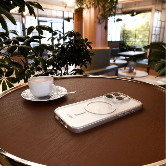 Калъф Light Mag с MagSafe за iPhone 15 Pro Max, Прозрачен, SBS