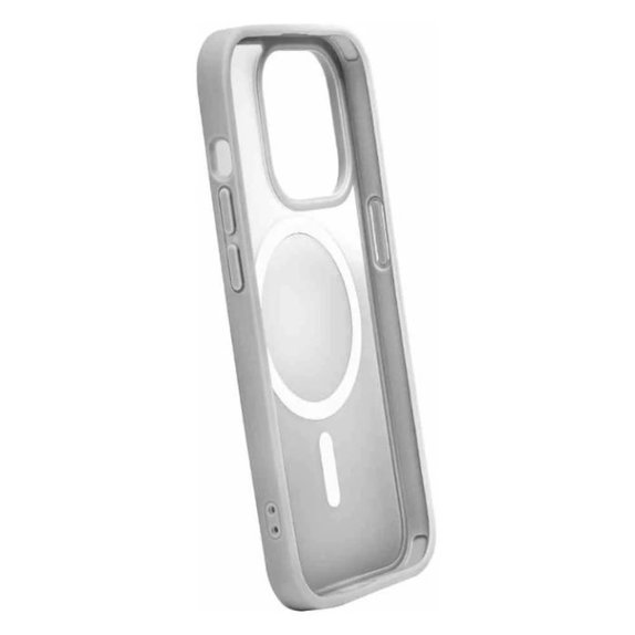 Калъф Gradient с MagSafe за iPhone 15 Pro Max, Cребрист, Silver