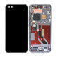 дисплей OLED за Honor Magic5 Pro PGT-N19, Тъчскрийн и рамка, черен, Black