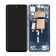 дисплей за Motorola Edge 30 Fusion, Тъчскрийн и рамка, 5D68C21190, Neptune Blue, Genuine Service Pack