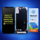 Дисплей Hard OLED за iPhone 14, Тъчскрийн с рамка, FixPremium
