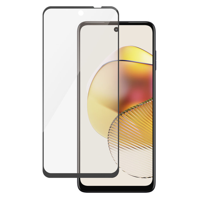 Закалено стъкло UWF за Motorola Moto G73 5G, Черно, PanzerGlass