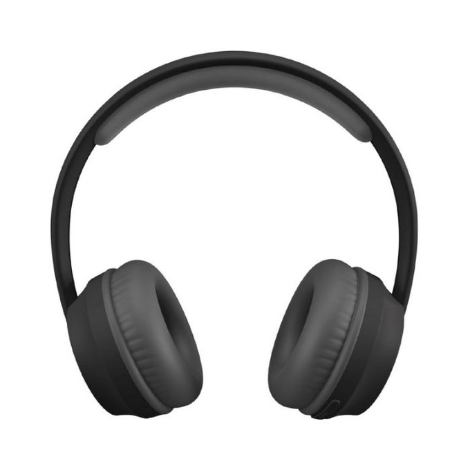 Стерео безжични слушалки Skidup с микрофон, Черно, Black, Music Hero