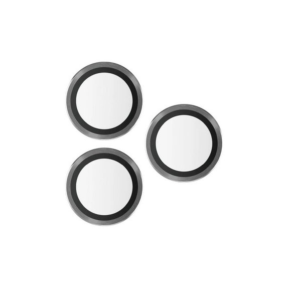 Протектор за обектив на задна камера Hoops за iPhone 13 Pro и 13 Pro Max, Черно, Black, PanzerGlass