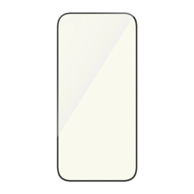 Закалено стъкло UWF Eyecare с апликатор за iPhone 15, Черно, PanzerGlass