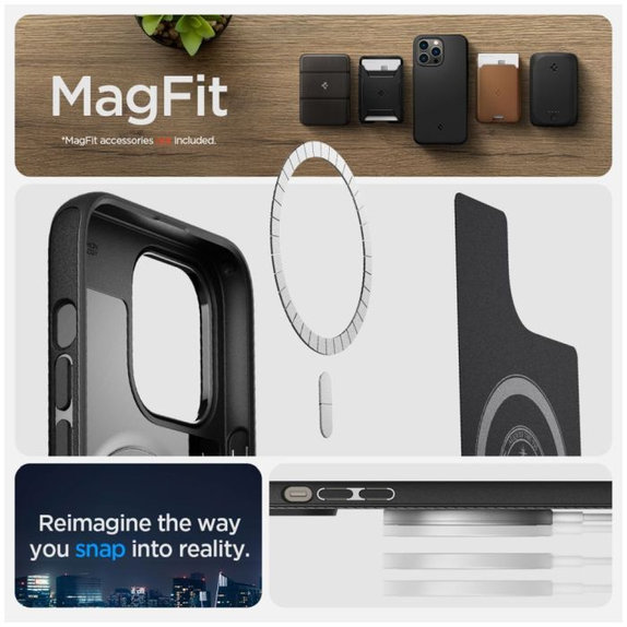 Калъф Mag Armor с MagSafe за iPhone 14 Pro Max, Matte Black